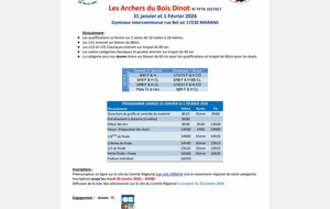 CHAMPIONNAT RÉGIONAL JEUNES SALLE 2026